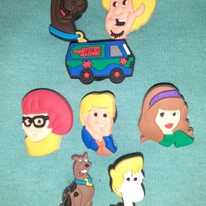 Shoe charms for Crocs. 8 pc Scooby-Doo set.  NWOT